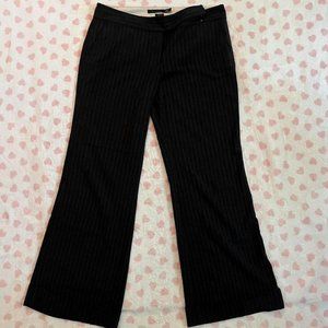 old navy bootcut pinstripe trousers